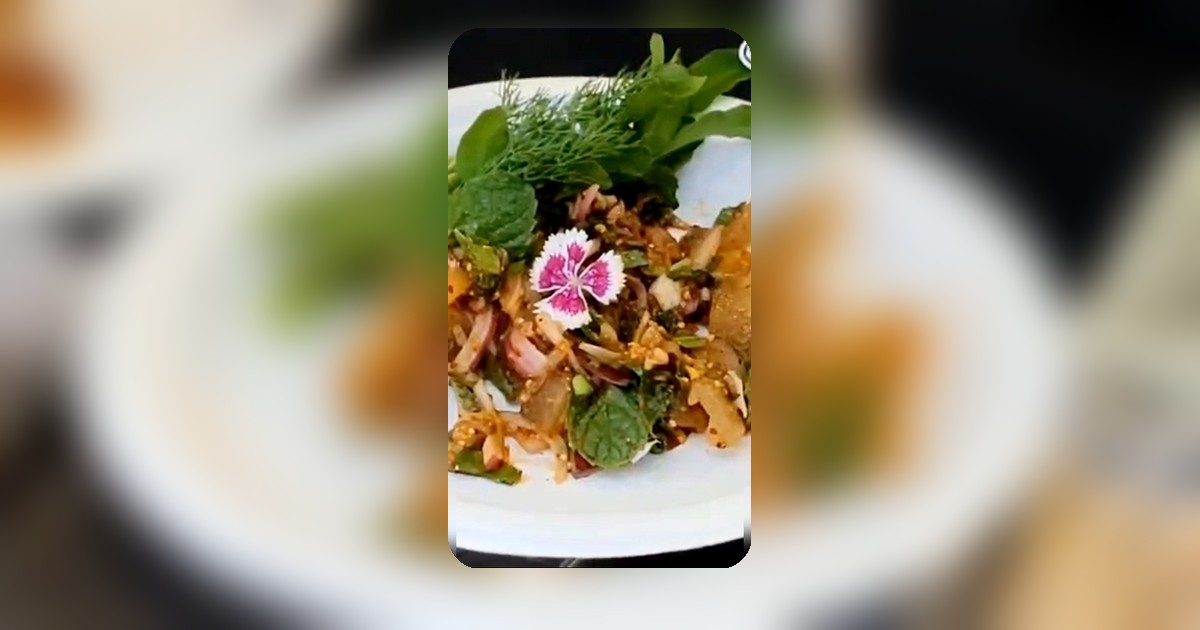 ลาบส้มหนังวัว เมนูเด็ดจากปราจีนบุรี กระแสแรงในโลกออนไลน์