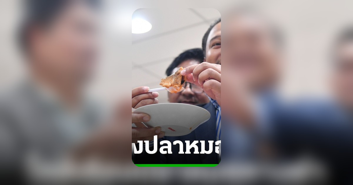 ณัฐชา เปิดเทปลากระป๋องโชว์ ตั้งข้อสังเกตใกล้เคียงปลาหมอคางดำ จี้เหตุใช้ปลานิลเล็ก