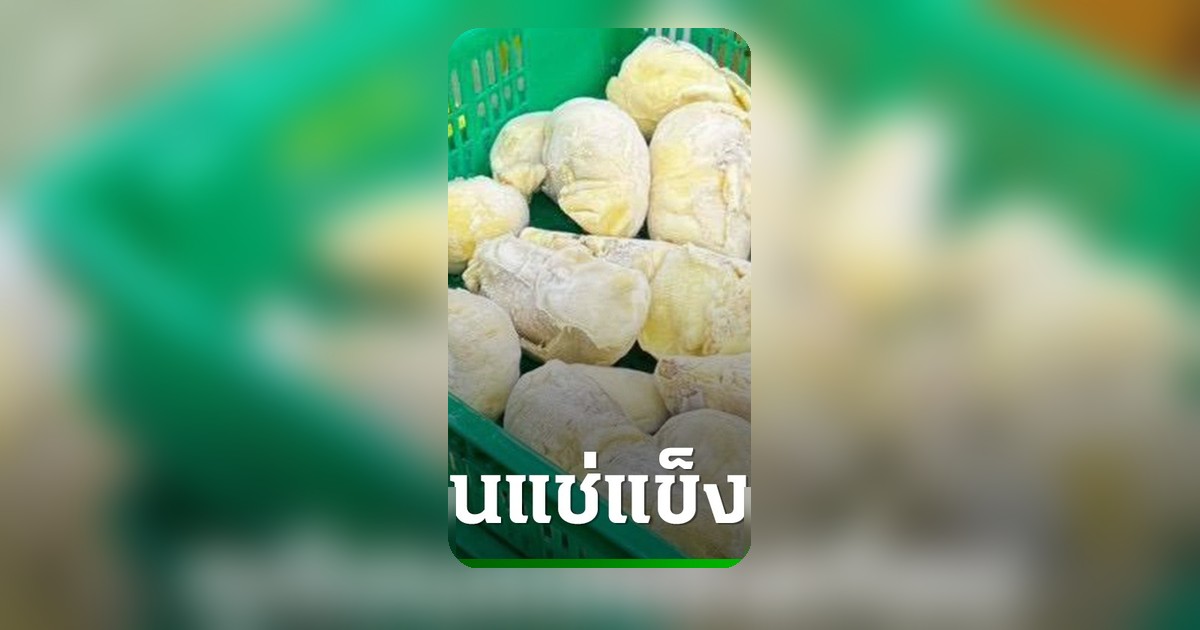 มกอช. บุกโรงงานระยอง ยึดทุเรียนแช่แข็งเถื่อน 25 ตัน มูลค่า 8 ล้านบาท