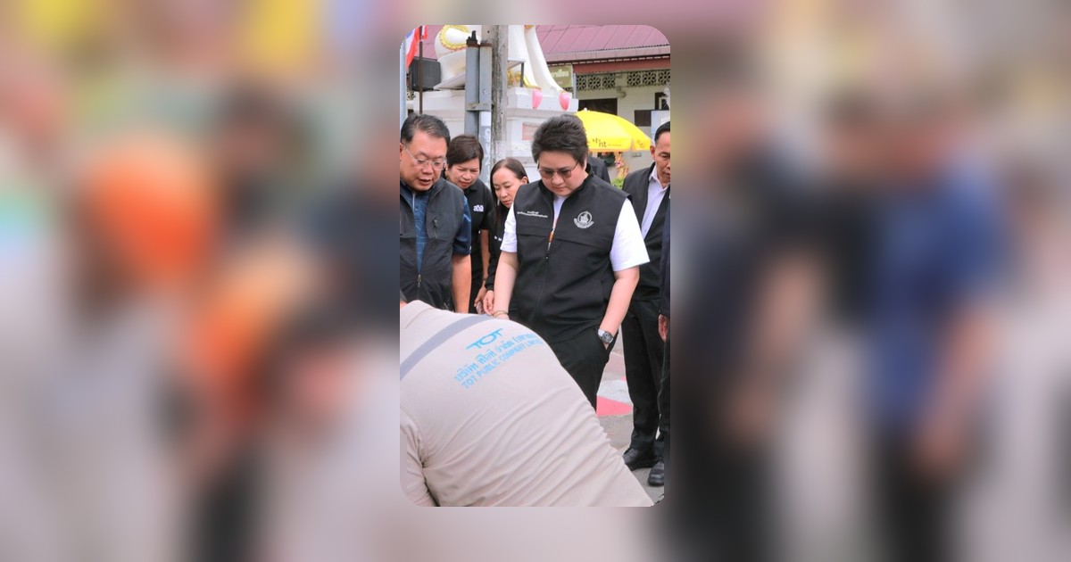 รมช.ดีอี ชู NT เชียงใหม่โมเดล จัดระเบียบสายสื่อสารลงใต้ดิน เร่งโครงข่ายดิจิทัล