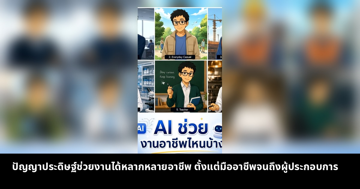 ปัญญาประดิษฐ์ช่วยงานได้ทุกอาชีพ เปิด 9 ตัวอย่างการใช้งาน